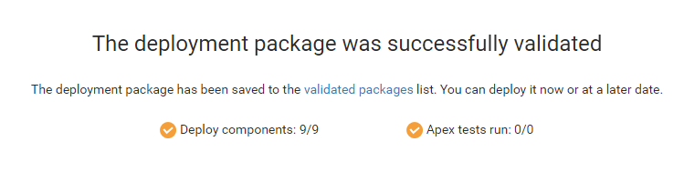 Validate your package