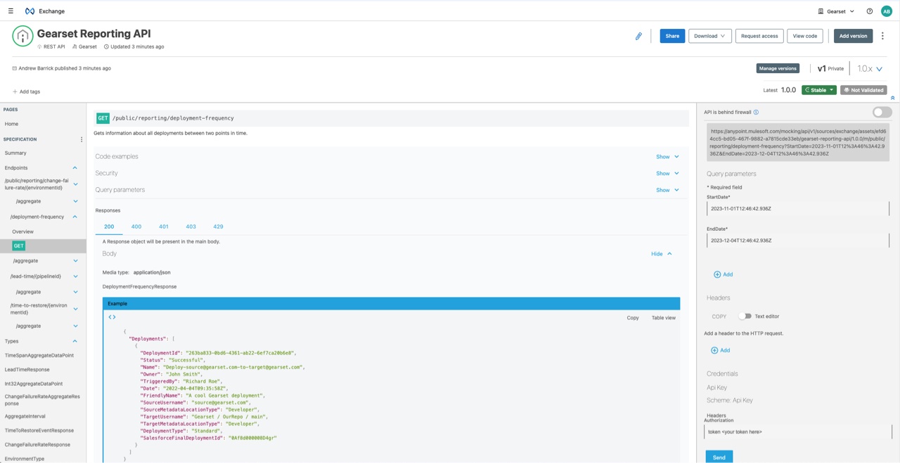 Configure Gearset’s Reporting API within MuleSoft Anypoint Studio