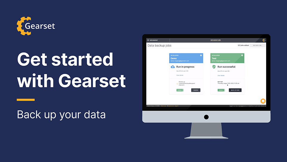 Back up your data with Gearset
