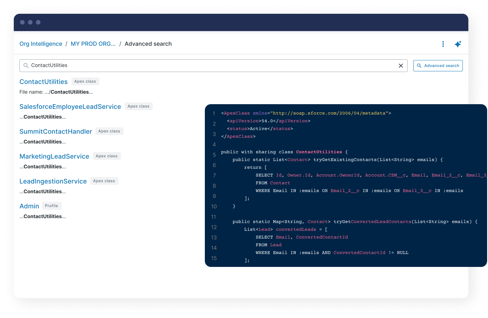 Planning interface with filters and change tracking